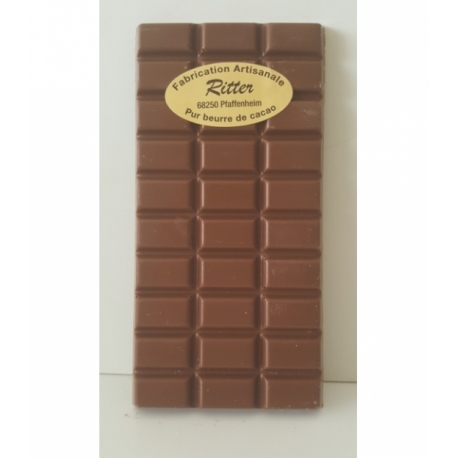 Tablette chocolat lait 100g