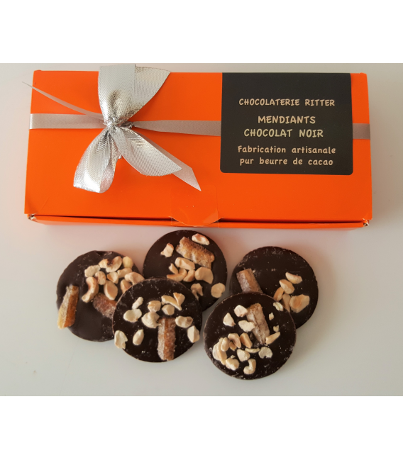 Etui de mendiants chocolat noir 100gr