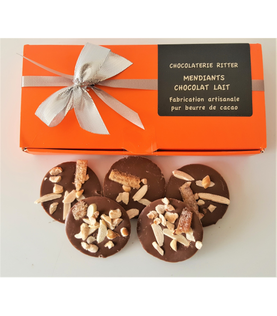 Etui de mendiants chocolat lait 100gr