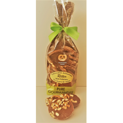 Sachet de palets chocolat lait aux brisures de bretzels 140gr