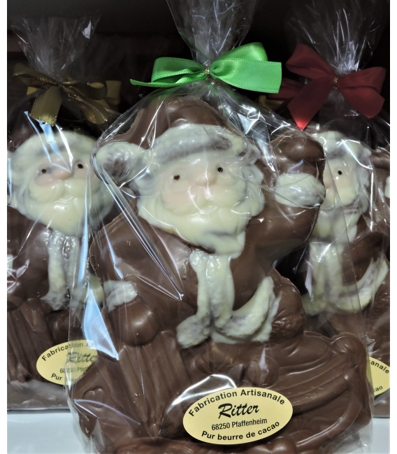 PERE NOEL SUR LUGE 200GRS CHOCOLAT LAIT
