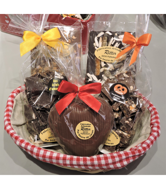 PANIER GARNI TOUT CHOCOLAT