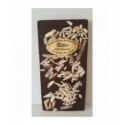 Tablette chocolat noir aux éclats d'amandes et écorces d'orange    100g