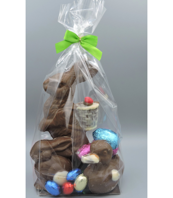 SACHET PAQUES 430GRS CHOCOLAT LAIT