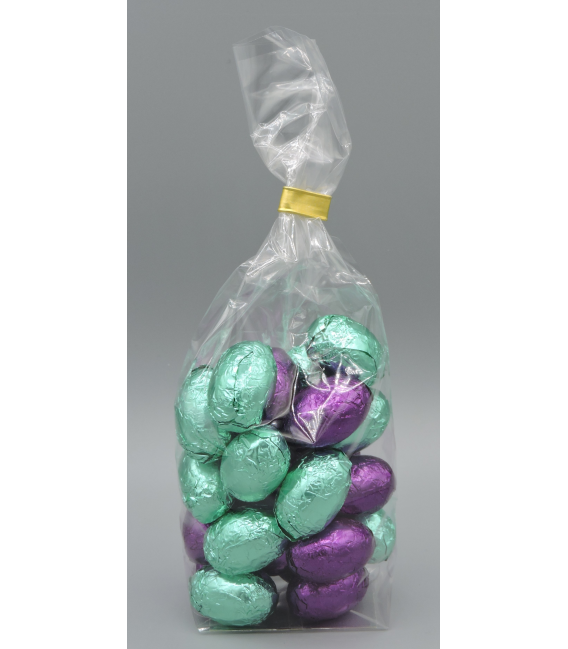 SACHET OEUFS FOURRES PRALINE 200GRS CHOCOLAT NOIR