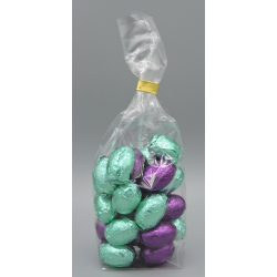 SACHET OEUFS FOURRES PRALINE 120GRS CHOCOLAT NOIR