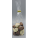 SACHET POULES FOURREES PRALINE 110GRS CHOCOLAT LAIT ET NOIR