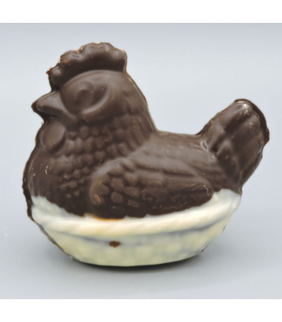 POULE 40GRS CHOCOLAT NOIR