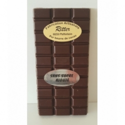Tablette chocolat noir sans sucre ajouté 100gr