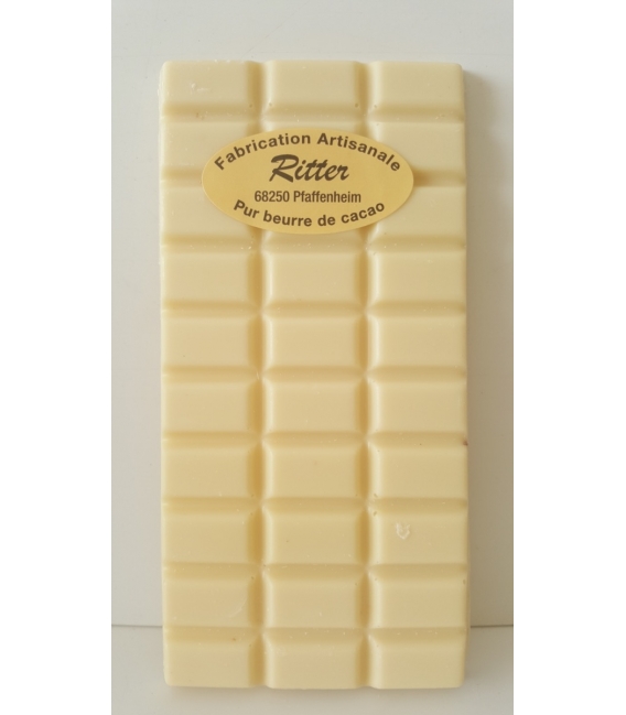 Tablette chocolat blanc   100g