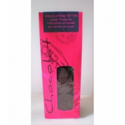 Palets chocolat noir arôme framboise 120gr