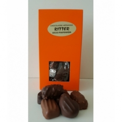 Pochon de pralinés chocolat lait et noir 100gr
