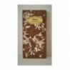 Tablette chocolat lait aux éclats d'amandes et raisins secs  100gr