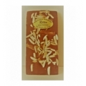 Tablette chocolat lait aux éclats d'amandes et écorces d'orange  100gr