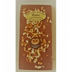 Tablette chocolat lait aux brisures de bretzels  100gr