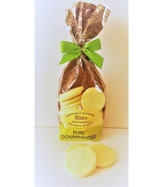 Palets chocolat blanc 150gr