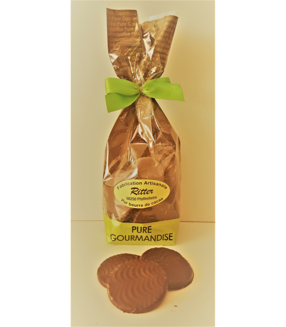 Palets chocolat noir 150gr